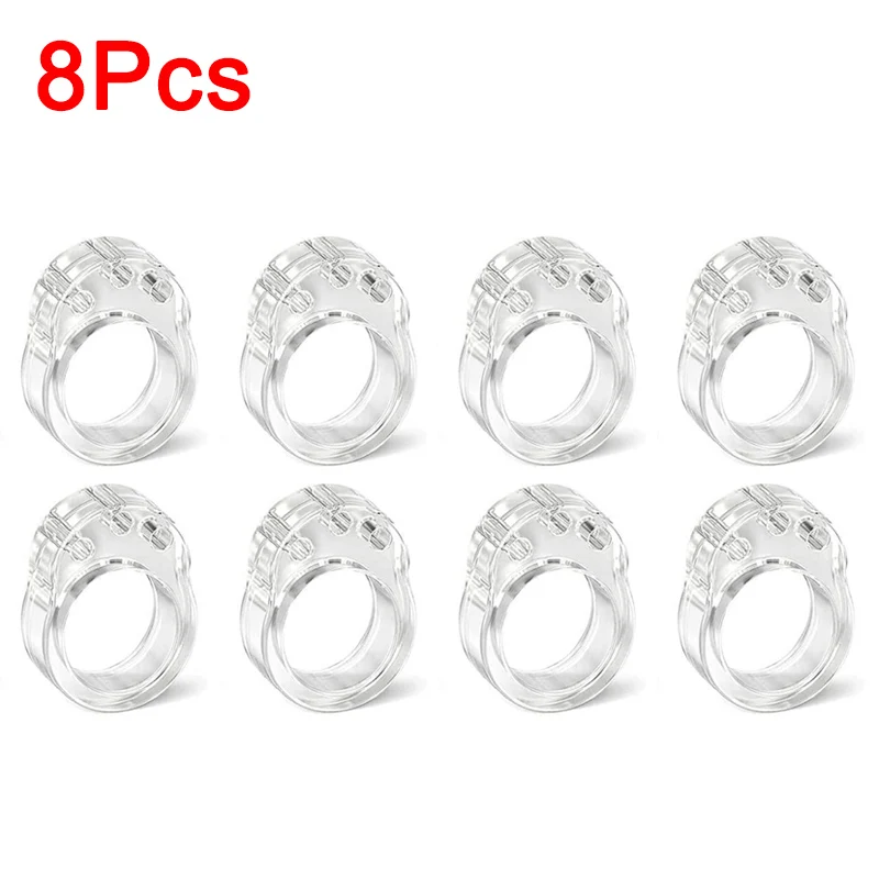 6pcs Transparenter weicher Silikon-Wandschutz Rutschfester Türstopper  Schalldämpferpolster Schutzstopfen Selbstklebender Türgriff Stoßstange