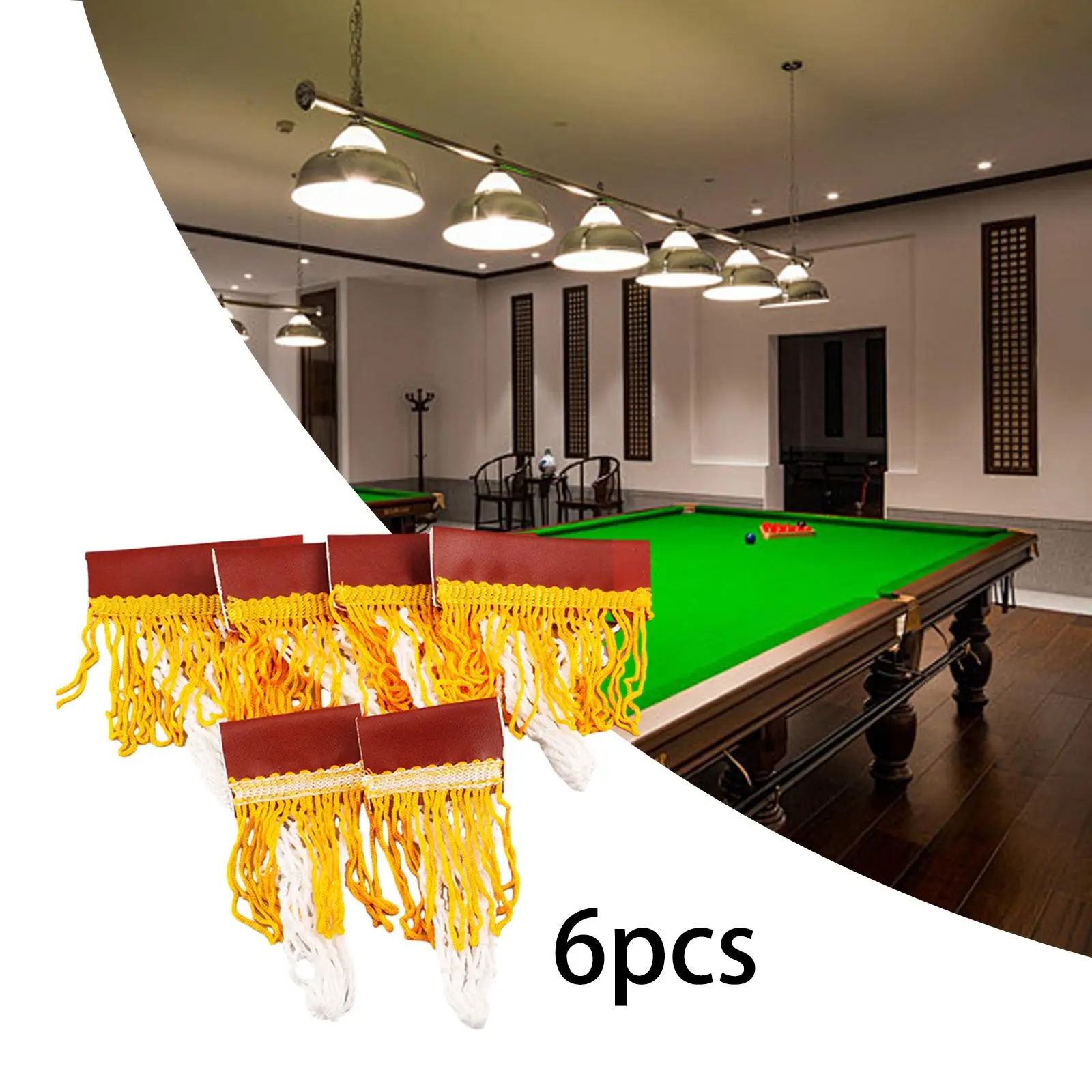 6Pcs Pool Table Pockets Pool Table Pocket Nets Snooker Pockets Snooker Pocket