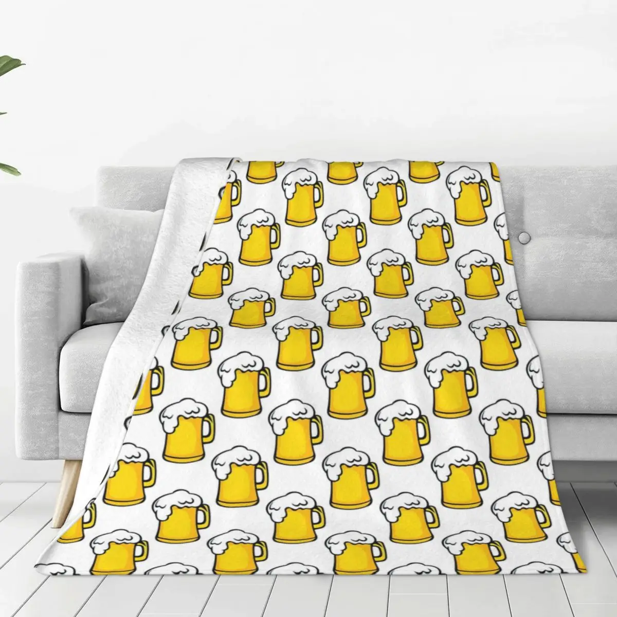

Cheers Beer Stock Bed Blanket Flannel Blanket Flannel Blanket Air conditioning blanket