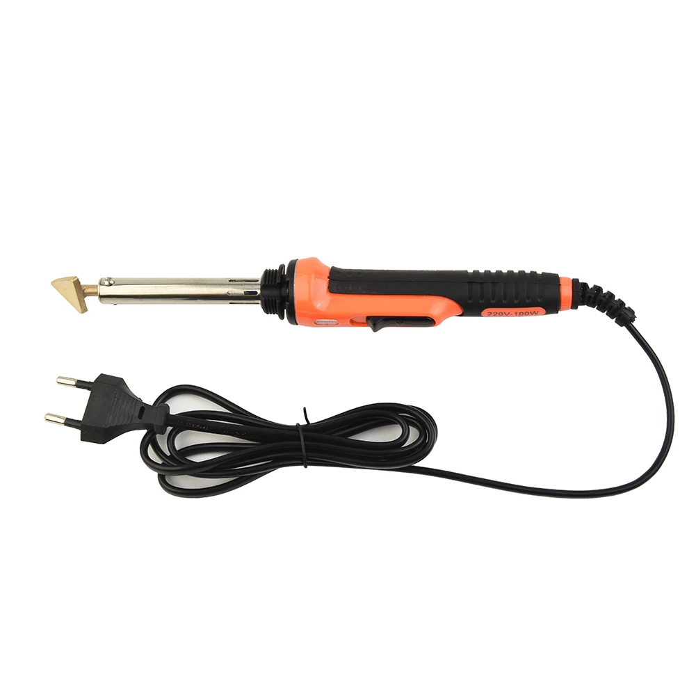

Iron Tip Electric Soldering Iron Carbon Glass Jewelers 100W Kit Clamp Clamping Gas Nozzle Cable Connector Copper