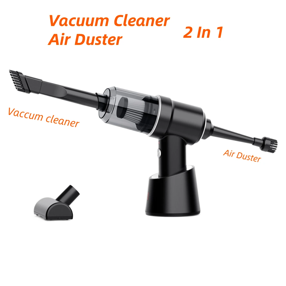 80000pa 2 In 1 Car & Home Vacuum Cleaner Wireless Compressed Air Duster
