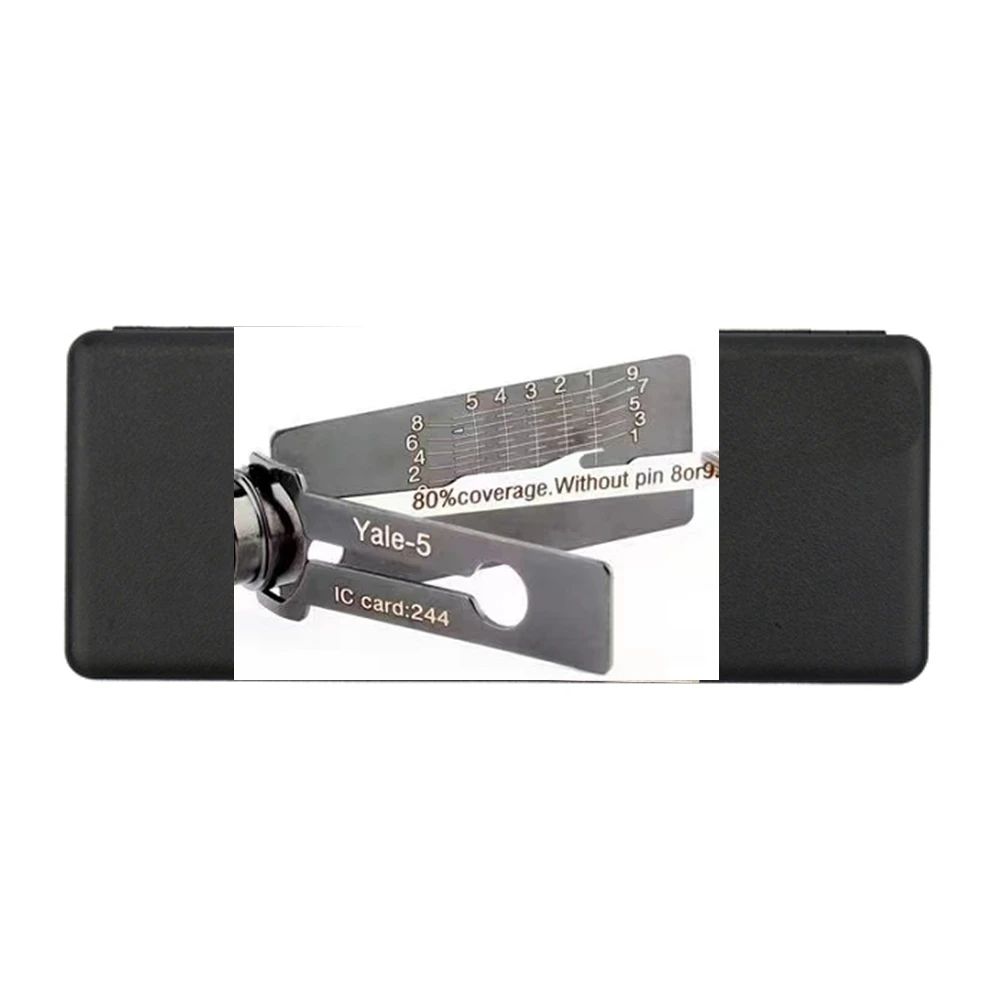 Lockpick tool LISHI 2 IN 1 TOOL CASE Lishi KW1 KW5 SC1 SC4 decodder full set locksmith tools Lishi 2 in 1 CISA-5 YALE-5 YALE5-B YALE6