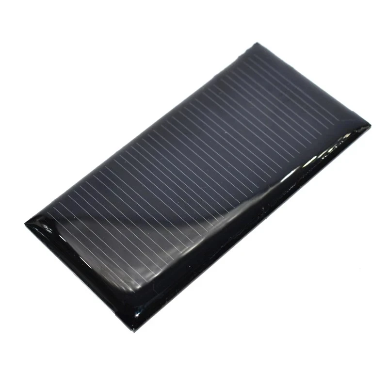 Pequeno painel solar para carregador de celular, DIY eletrônico, eletrônica inteligente, luz doméstica, brinquedo, etc, 1W, 5V