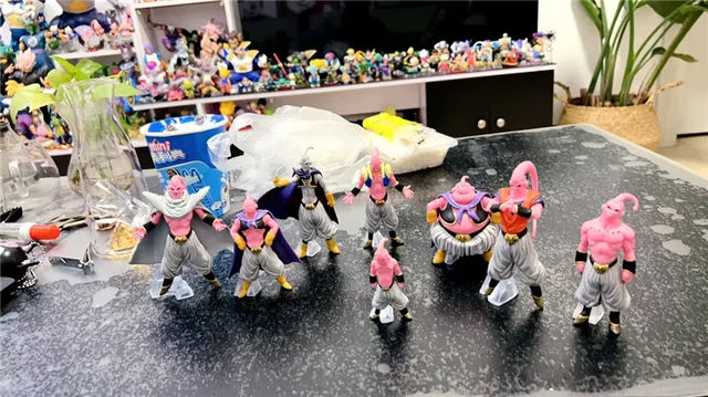 Desenhos animados Anime Dragon Ball Z PVC Action Figures, Majin Buu, Buu  gordo, modelo de coleção, brinquedos para presentes, novo, 8 peças por  lote, 20cm - AliExpress