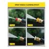 Pressure Washer Quick Connector 1/4" to Spray Gun Wand Lance Bayonet Adapter 1/4" quick disconnect release fitting for Karcher 6