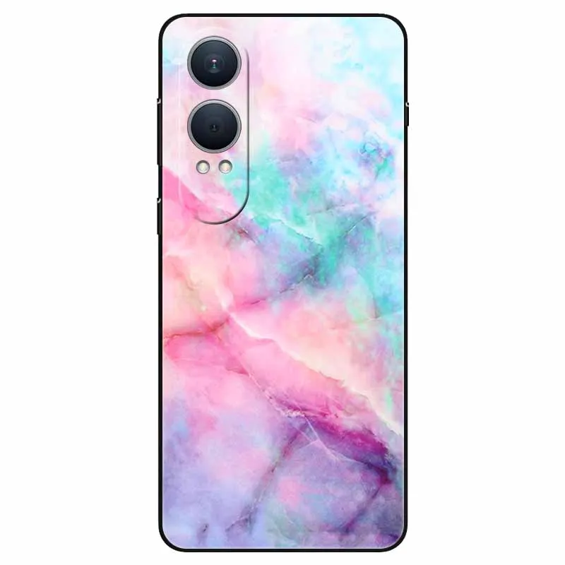 Floral Silicone Soft TPU Phone Case – Shockproof Protector Bumper Cover for OnePlus Nord CE4 Lite 5G