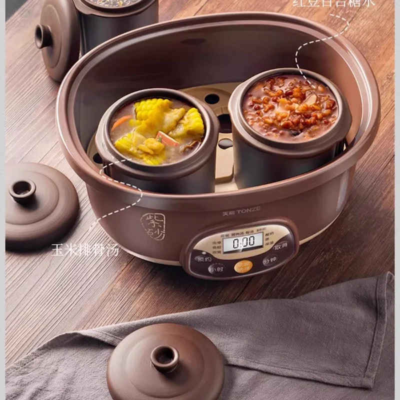 Purple clay Stew pot Home electric slow cooker Home appliances Automatic Cuisine intelligente crock pot Smart sous vide cooker 3