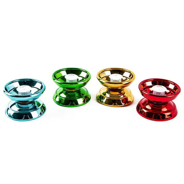 Professional Unresponsive Yoyo Alloy Yoyo Bearing Trick Metal Yoyo Ball Gift for Kids Birthday Beginner Adult Learner Children 2