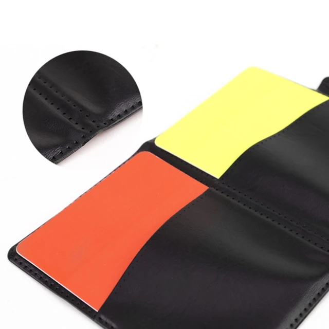 Football Redness Yellow Card Set Sports Football Referee Redness Yellow Card Set Soccer Warning and Ejection Cards Set 24BD 4