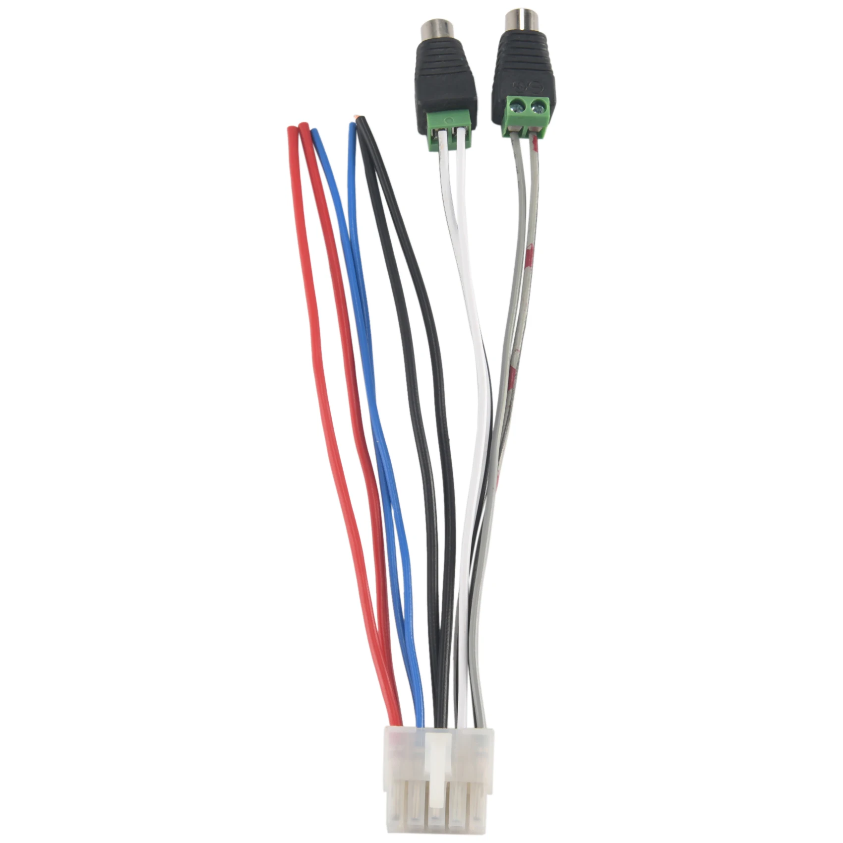 

1Pc Power Input Speaker Wire Harness 10 Pin Plug RCA for Dual TBX10A