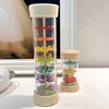Wooden Rain Sound Tube Instrument Rain Maker Rain Stick Musical Instrument Hourglass Music Shaker Toy Hearing Enlightenment Toys 1