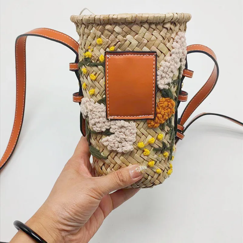 Новая плетеная сумка-мессенджер из натуральной водной травы женская сумка