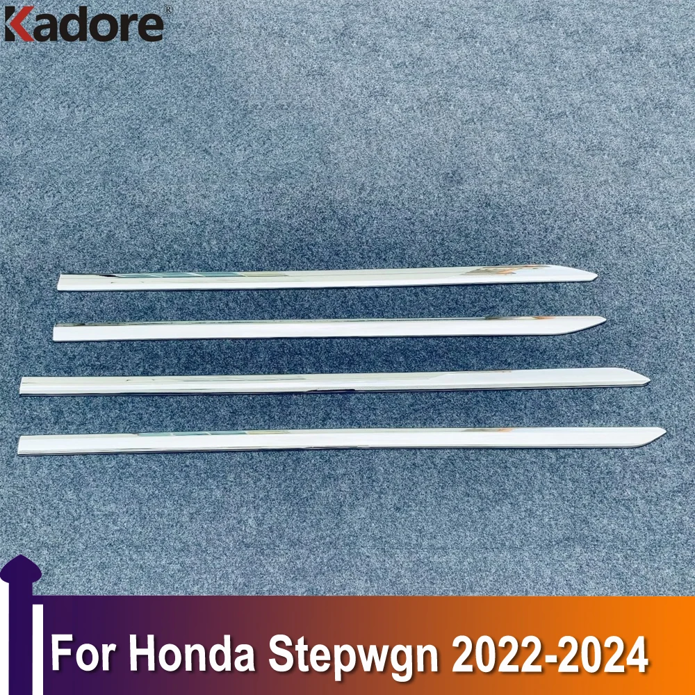 

For Honda Stepwgn 2022 2023 2024 Side Door Body Molding Trim Cover Styling Protector Exterior Accessories Chrome