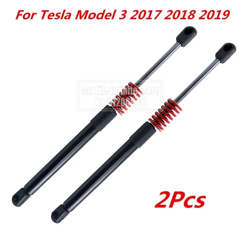 Car Trunk Engine Tail Gate Gas Spring Shock Lift Struts Support 2Pcs for Tesla Model 3