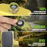 Insoma 3-выпускной автоматический таймер воды, система полива для орошения сада, независимое управление, спринклер, программатор, инструменты — изображение 5