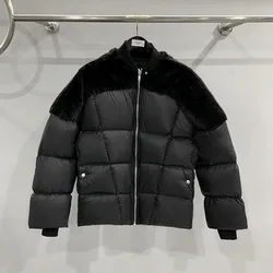 Owen Seak Men Down Coats Jackets Gothic High Street Women Clothing Trench Oversized Winter Dust Windbreaker Black Snow Jackets