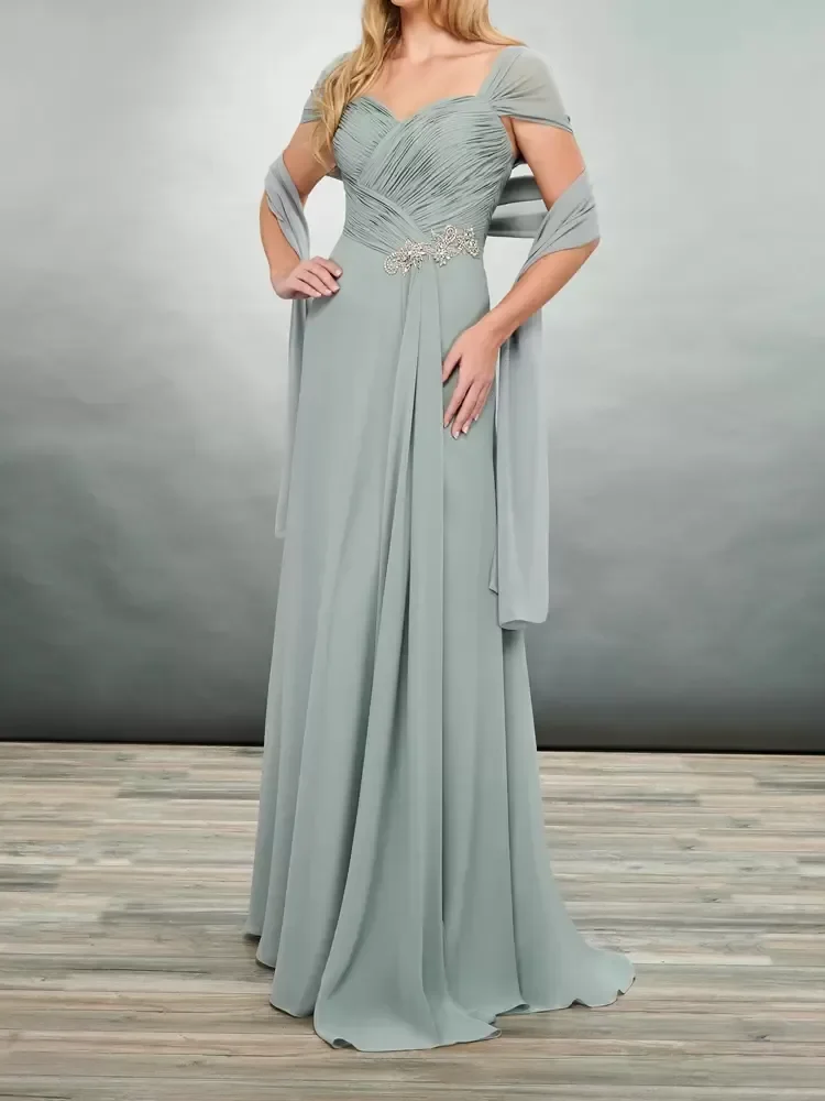Elizabeth Sin Tirante Novio Gasa Vestidos Regencia Tallas Grandes main image 1