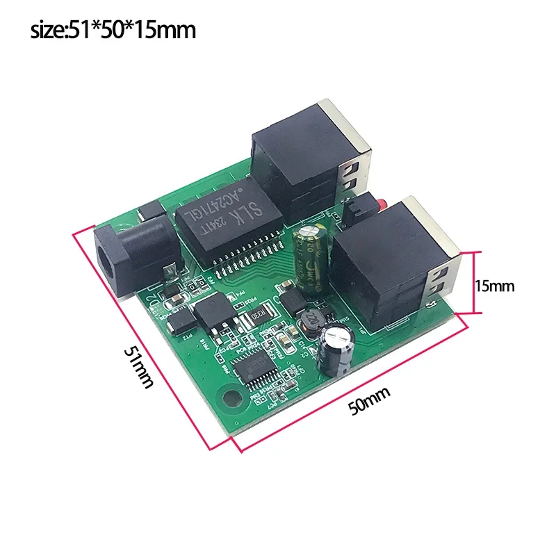 비표준 스위치 모듈, 2.5G 스위치, POE802.3BT48V(2W-90W), 2 1000M, 100M, 10M