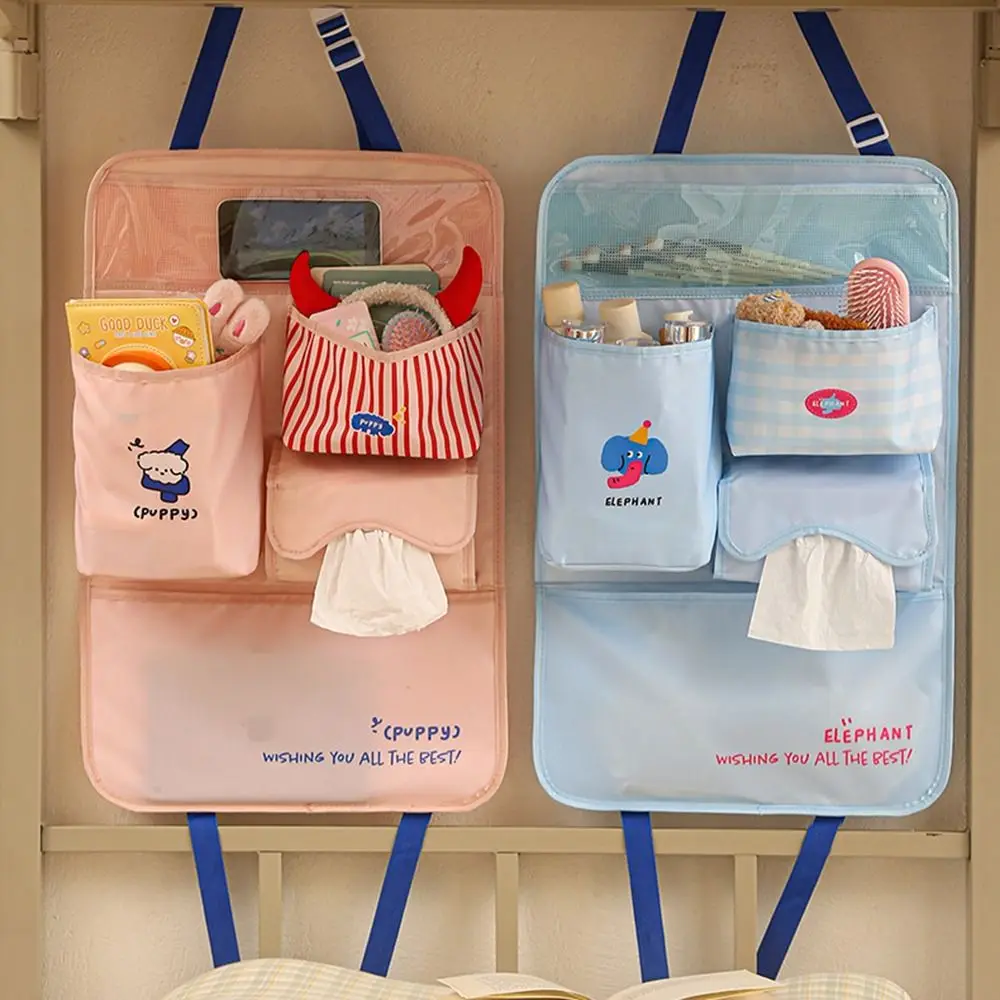 Multi Pocket Car Seat Storage Bag Large Capacity Foldable Rear Door Hanging Bag Easy Installation 2/3 Layers Seatback Pockets