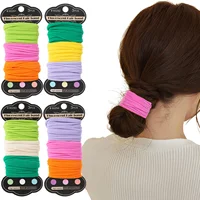 3pcs/Set Women High Elastic Hair Rope Soft Hair Ties Hair Scrunchies Ponytail Holder Rubber Band Hair Accessories Girls 1