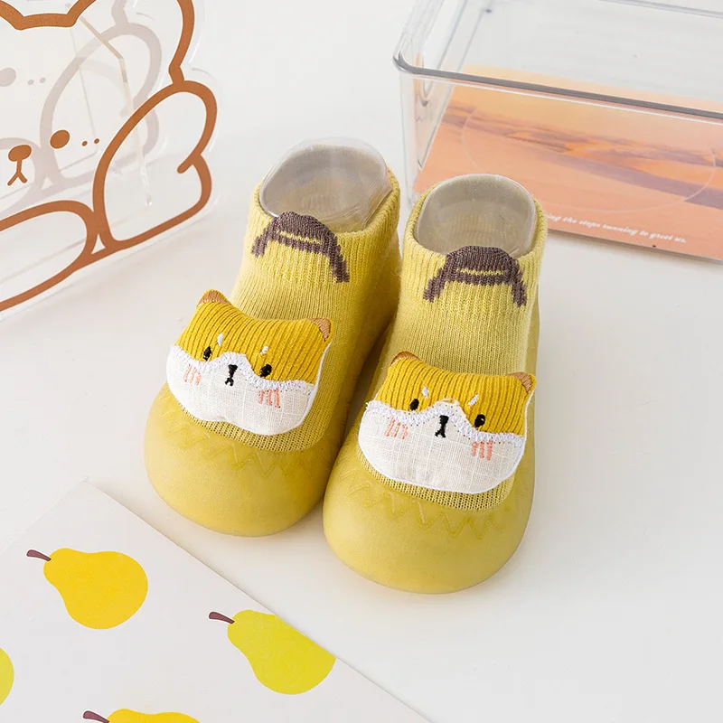 Spring and Summer Baby Walking Shoes Non Slip Wear-resistant Cartoon Socks Shoes for Boys and Girls