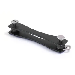 Compact Aluminum Key Organizer and Decorative Holder (Black)