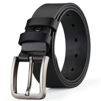 Ceintures à boucle ardillon carrée en alliage pour hommes, nouvelle collection d'affaires et de loisirs, marque célèbre de luxe de styliste, ceintures en jean en cuir Pu pour hommes 1