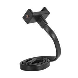 Flexible Gooseneck Phone Holder with Clamp Clip (90CM)