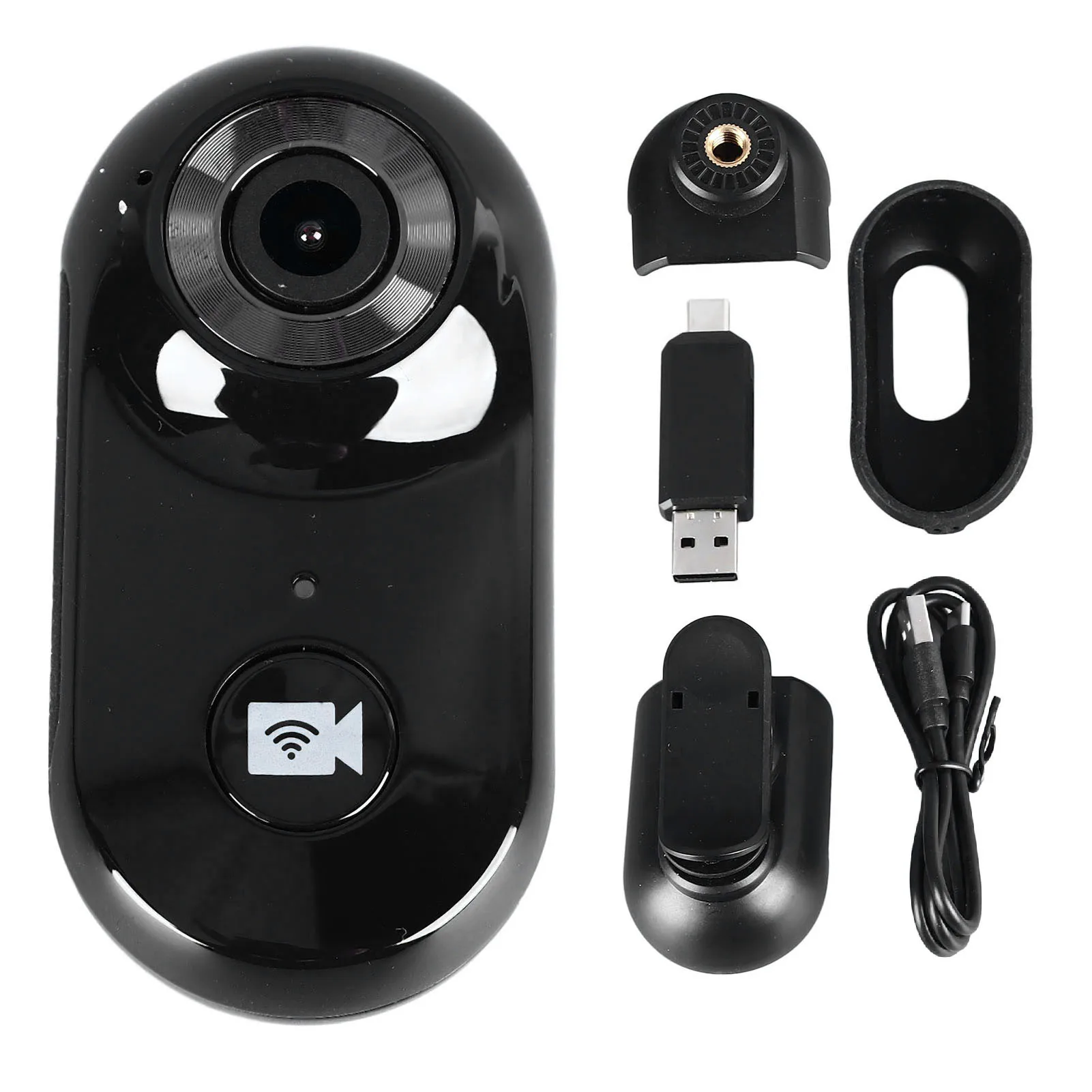 Camera   Camera Wireless WiFi HD Video Recorder Thumb Camera for Sports Motorcycle Riding Pet Thumb Camera 6
