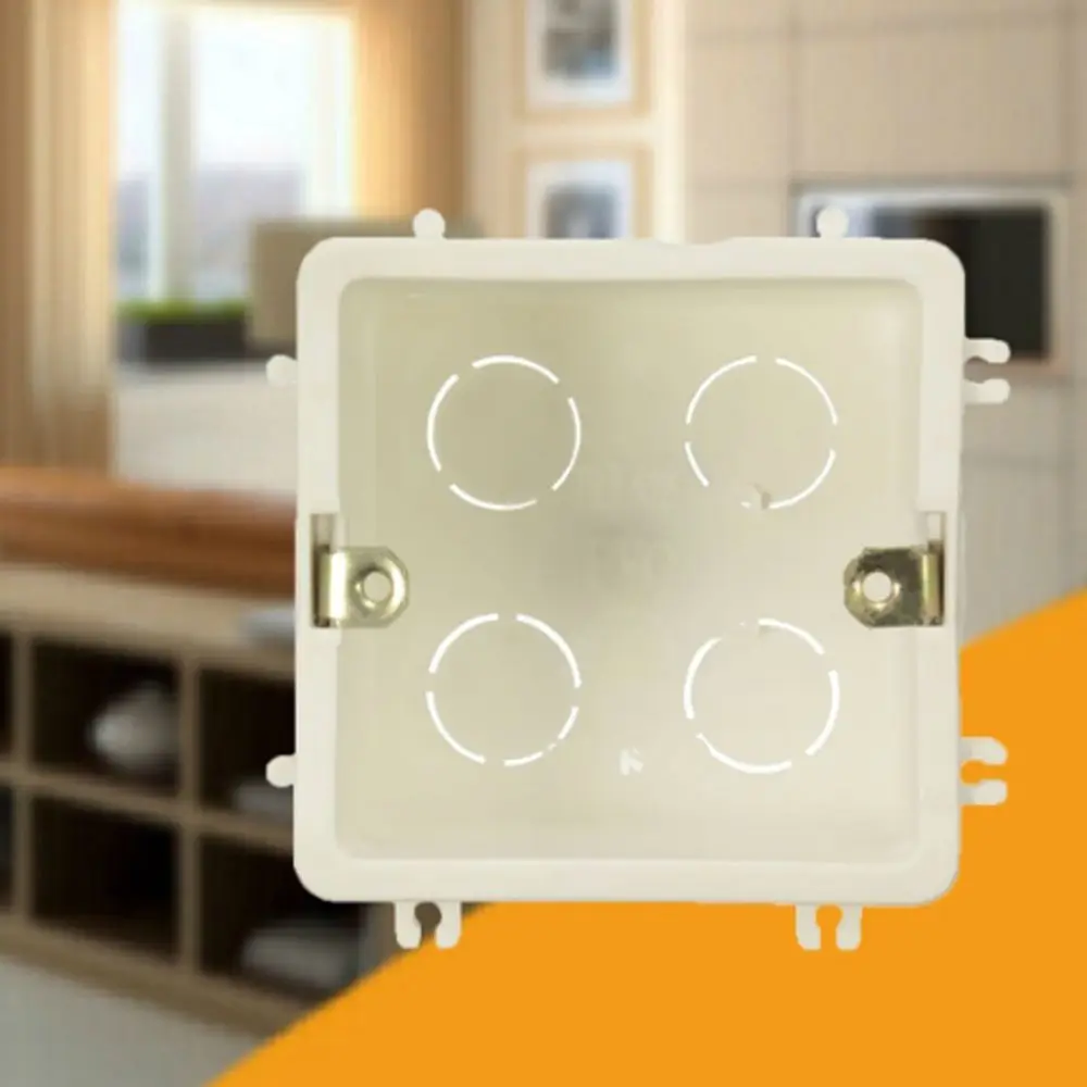Electricity Enclosure Socket Switch Socket Bottom Box Terminal Box Junction Switch Embedded Single High Quality