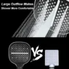 Large Shower Head 7 Modes Adjustable Shower Head Bathroom High-pressure Water-saving Shower Mixer Nozzles Bathroom Accessories 4