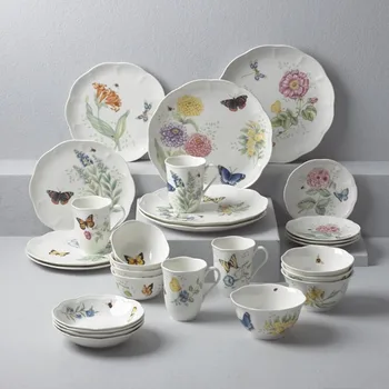Butterfly Porcelain Dinnerware Set 1