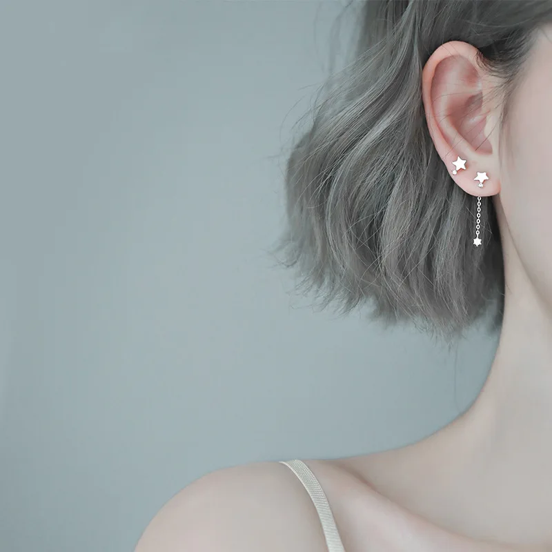 Vintage Long Tassel Geometric Square Drop Earrings For Women Korean Long Thread Dangle Earring Fashion Jewelry Oorbellen Brincos dangle earrings drop earrings long earrings crystal tassel earrings