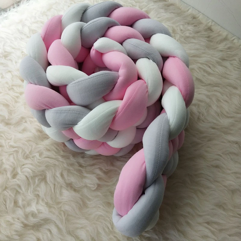 6 shares braid baby bed cot bumper baby braid protector for cot bumper girl crib for in the crib