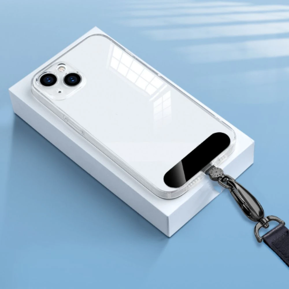 Luxurious 360° Rotatable Detachable Phone Lanyard with Metal Snap Clip