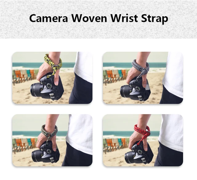 Cinghia Da Polso In Paracord 550 Per Fotocamere - Compatibile Con Canon, Sony, Nikon E Altri - Foto 12