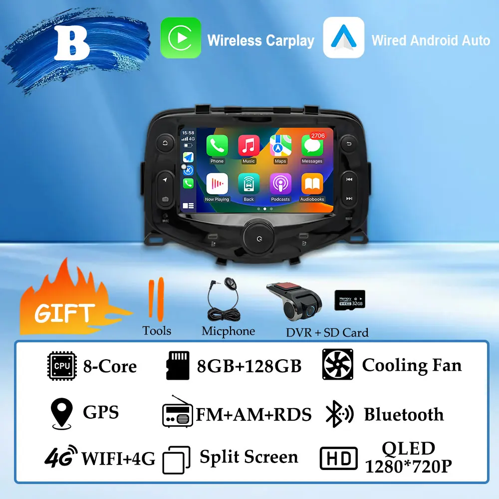 (B) 8G 128G DVR