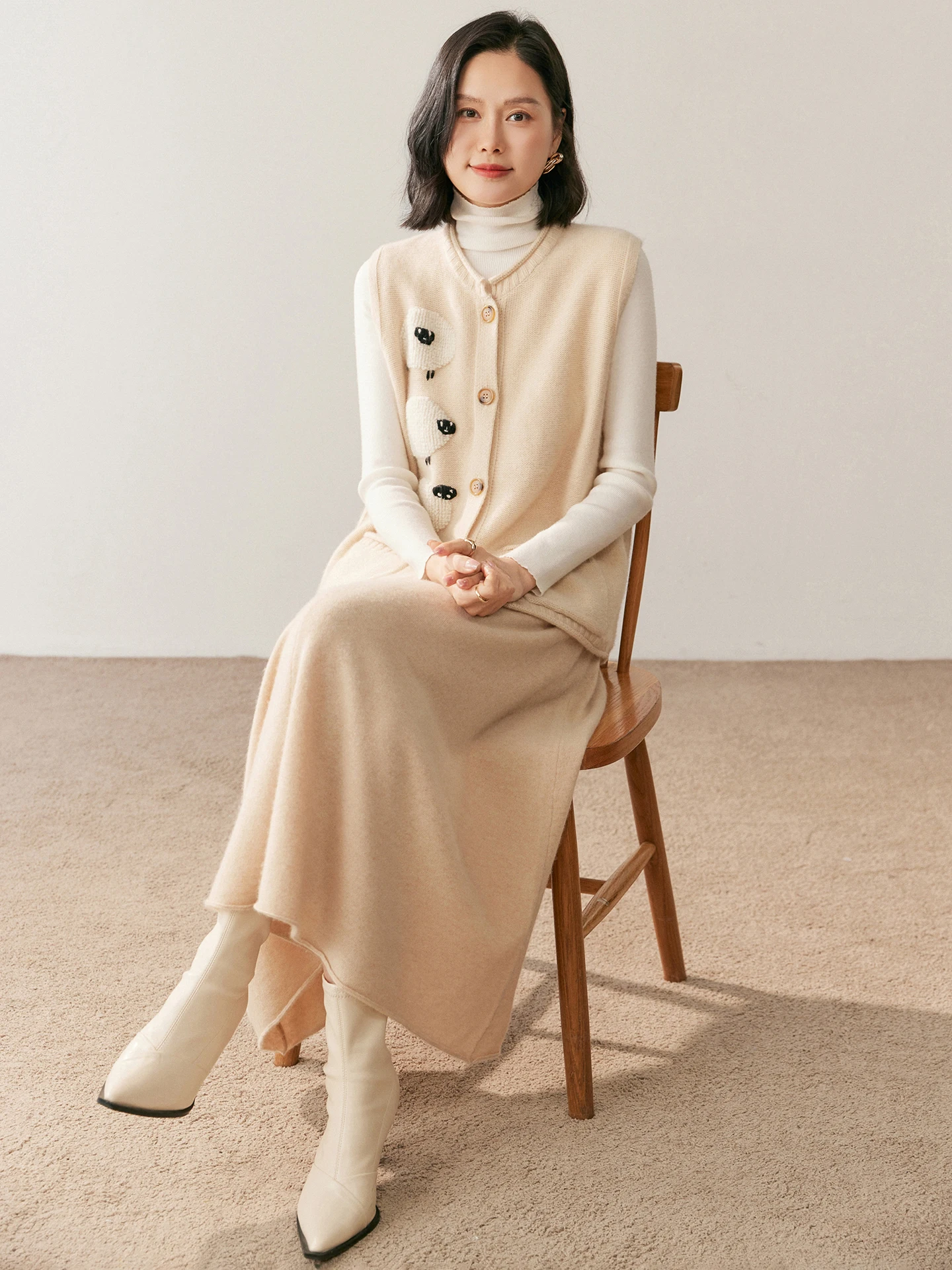 Cashmere Skirt Styling 5