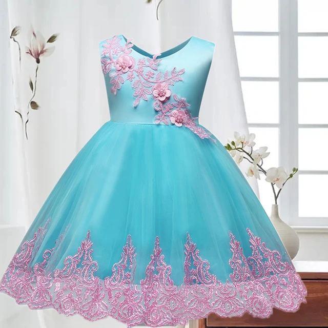 Penkiiy Toddler Girls Satin Embroidery Rhinestone Bowknot Birthday Party  Gown Long Dresses Baby Girl Dresses for Photoshoot 12Months Red 2023 Summer  Deal - Walmart.com