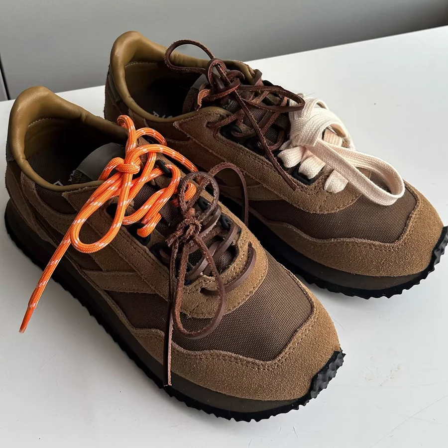 Bunte diagonale Punkte, runde Seil-Schnürsenkel, grobe Webart, Polyester, Schnürsenkel, Damen, Herren, Herbst, Winter, Sport, Freizeit-Sneaker-Schuh – Detail 17