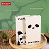 Kinber Cute Panda Coffee Cat Weekly Plan Blank Grid HandBook Girl Heart Record Dialy Schedule Planificador Semana Блокнот School 3