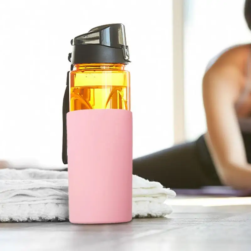 Durable Silicone Protective Bottle Sleeve - Wear-Resistant Portable Cover