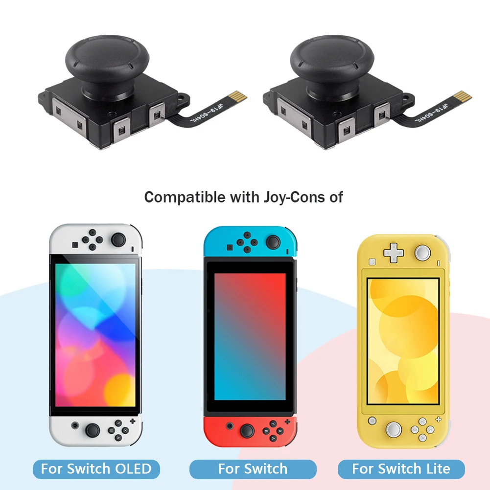 1/2PCS Hall Effect Joystick for Nintendo Switch/Lite/OLED Joycon