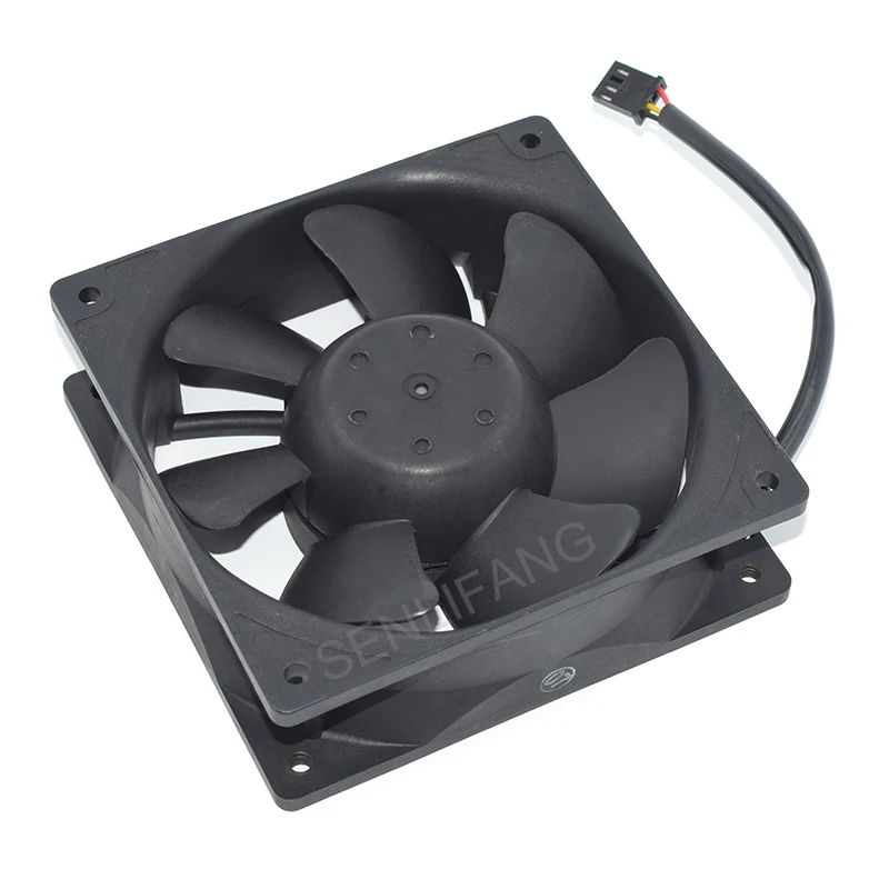 Bem Testado Quadrado 120*120*38 mm Inversor Ventilador de Refrigeração 12cm 12038 Cndc24z7p069 Dc24v 0.37a 9w Pinos Refrigerador - Imagem 5