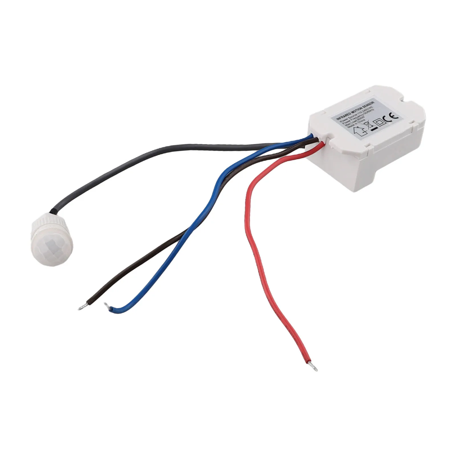 Light Switch PIR Sensor Detector Mini Recessed Occupancy Rest Dips 6m 800W Adjustable 220-240V/AC&deg; 50/60Hz