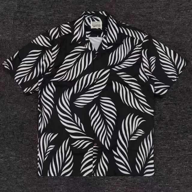 トップス WACKO MARIA Spider Pattern Print Shirt WACKO MARIA 2024ss New Spider Printing Shirts Men Woman