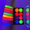 8 Colors Body Painting Palette for Tattoo Art UV Glow in The Dark Makeup Carnival Artist Cosplay Art Party Festival Cosmetics 1