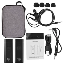 Professional Wireless In - Ear Monitoring System - No Delay, UHF Stereo Sound (As the show)