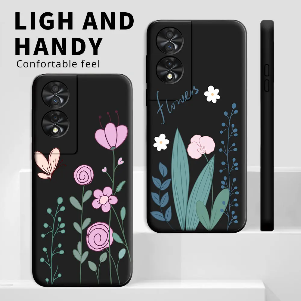 Shockproof Silicone Soft TPU Phone Case - Fashionable Cartoon Cute Design