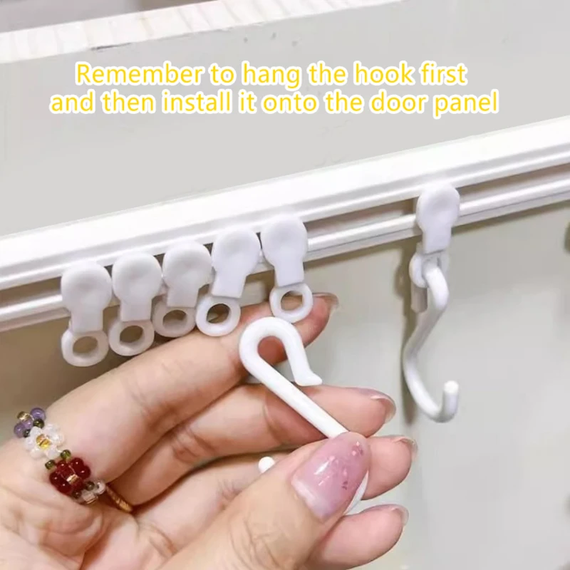 Description Picture 6 of itemKitchen Storage Rack Non-perforated shelves Wall Mounted with Movable hook Spoon Holder Organizer Kitchen Utensil Accessories